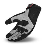SHUA SEA BREEZE GUANTES DE MOTO DE VERANO HOMBRE NEGRO GRIS ROJO