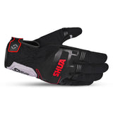 SHUA SEA BREEZE GUANTES DE MOTO DE VERANO HOMBRE NEGRO GRIS ROJO
