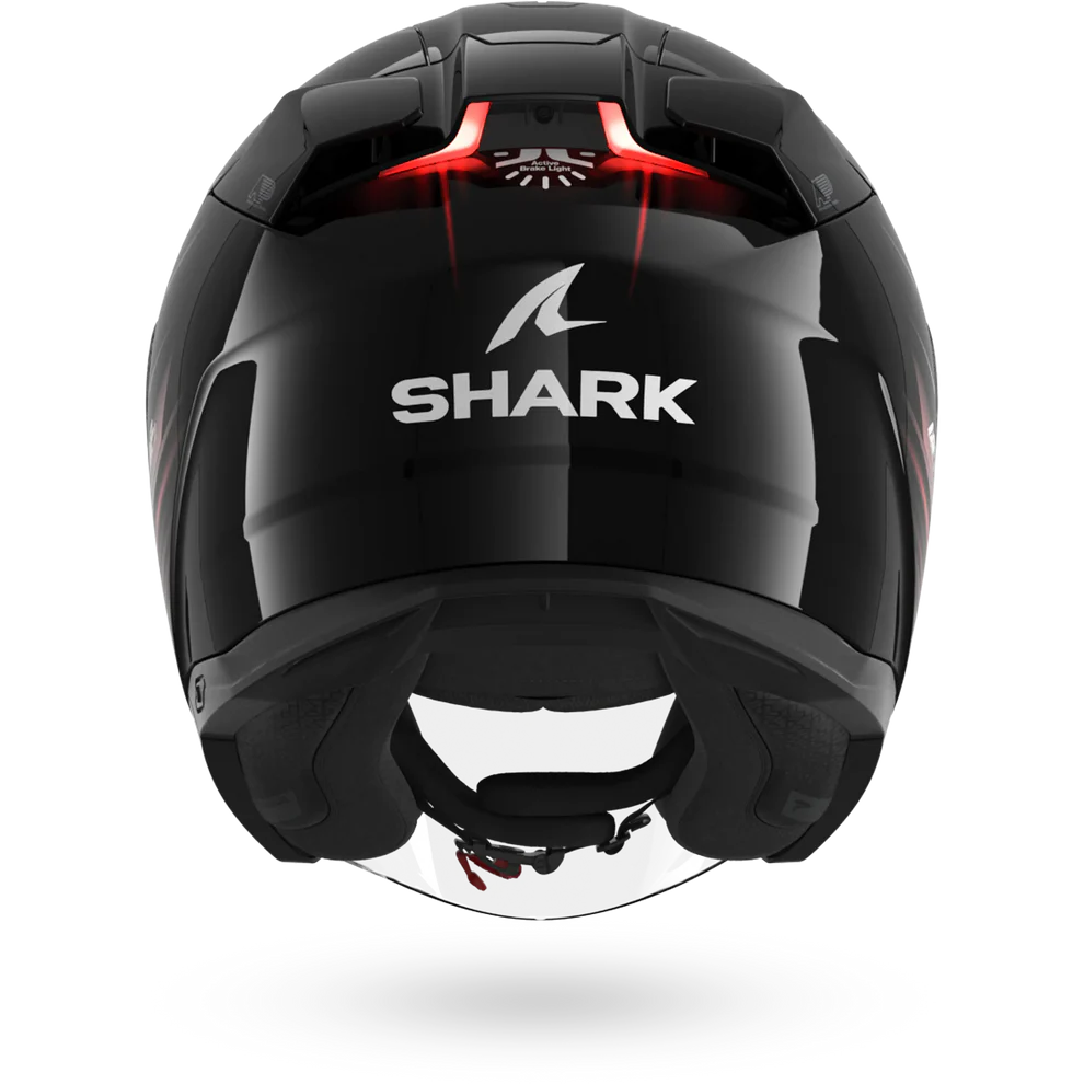 SHARK SKWAL i3 JET Light-Blur Casco Negro Rojo Blanco