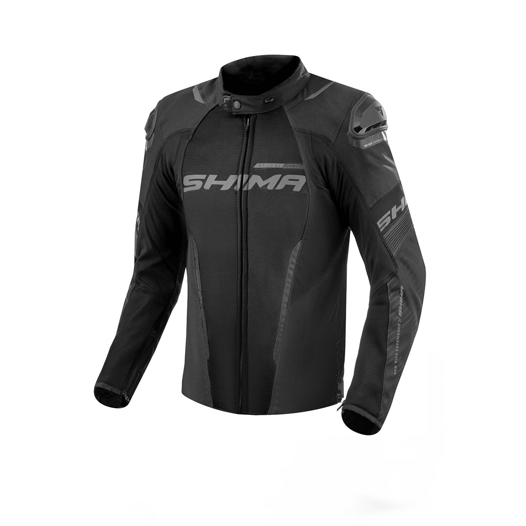 Jaqueta preta masculina Shima Solid 2.0 Vent
