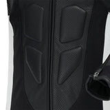SPYKE ESTORIL 1PC MONO DE MOTO NEGRO BLANCO AMARILLO FLOU