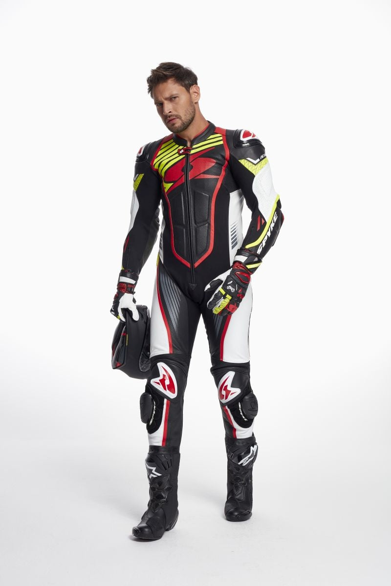 SPYKE - ARAGON RACE 1PC SUIT FLUOYELLOW/BLACK