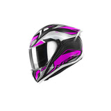 GIVI 50.8 CASCO INTEGRAL VALIENTE DAMA NEGRO PLATA ROSA