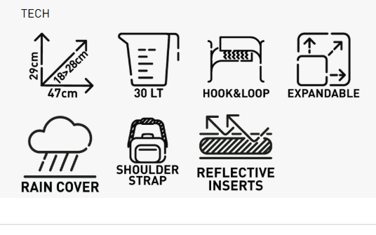  Kappa ST100B Alforjas moto extensibles 30 L