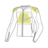 MACNA Korus hombre Chaqueta protectora carreras Negro