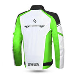 SHUA IMMORTAL CHAQUETA DE MOTO HIELO VERDE NEGRO