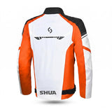 SHUA IMMORTAL CHAQUETA DE MOTO HIELO NARANJA NEGRO