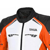 SHUA IMMORTAL CHAQUETA DE MOTO HIELO NARANJA NEGRO