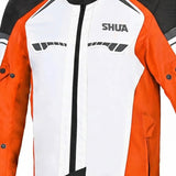 SHUA IMMORTAL CHAQUETA DE MOTO HIELO NARANJA NEGRO