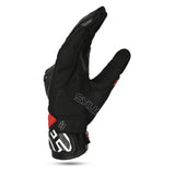 SHUA Proton Guantes De Moto Negro Rojo