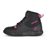 SHUA ODDIN URBANA BOTAS DE MOTO MUJER NEGRO FUCSIA
