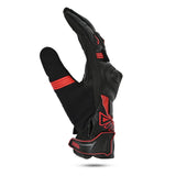 SHUA Proton Guantes De Moto Negro Rojo