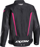 IXON STRIKER NIÑOS L Moto Textil Chaqueta Negro Fushia