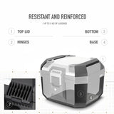 SHAD TR41 TOP CASE TERRA ALUMINIO