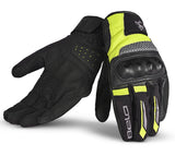 BELA - Guante Textil Hero Air Lady Negro Gris Amarillo 