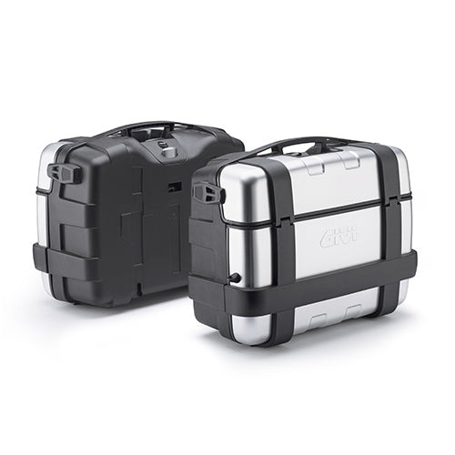 GIVI MK TRK33N TREKKER MALETA Acabado En Aluminio Paquete2 33 L - Accesorios
