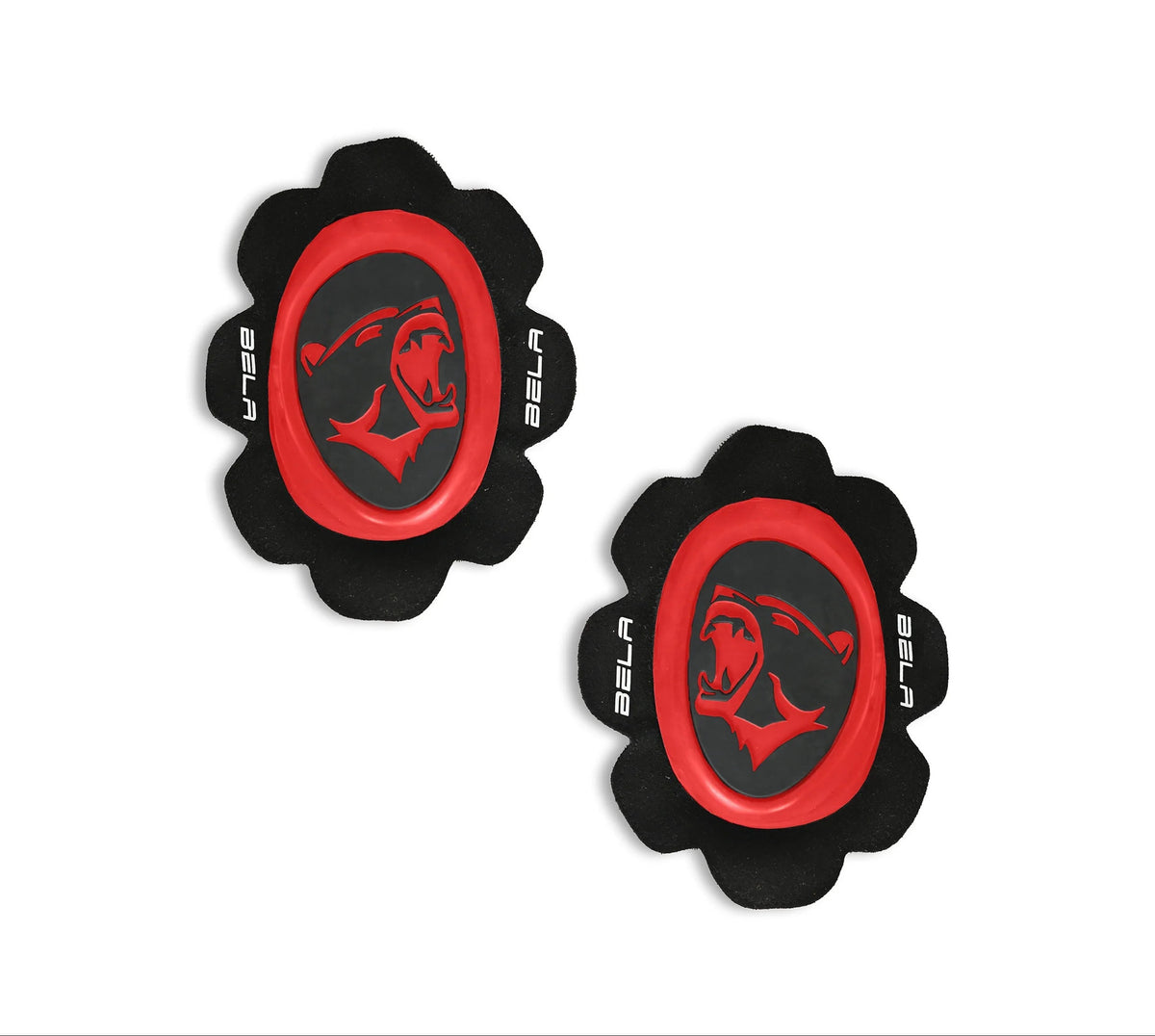 BELA  - Protección Rodilla Escudo Renel Negro/Rojo