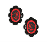 BELA  - Protección Rodilla Escudo Renel Negro/Rojo