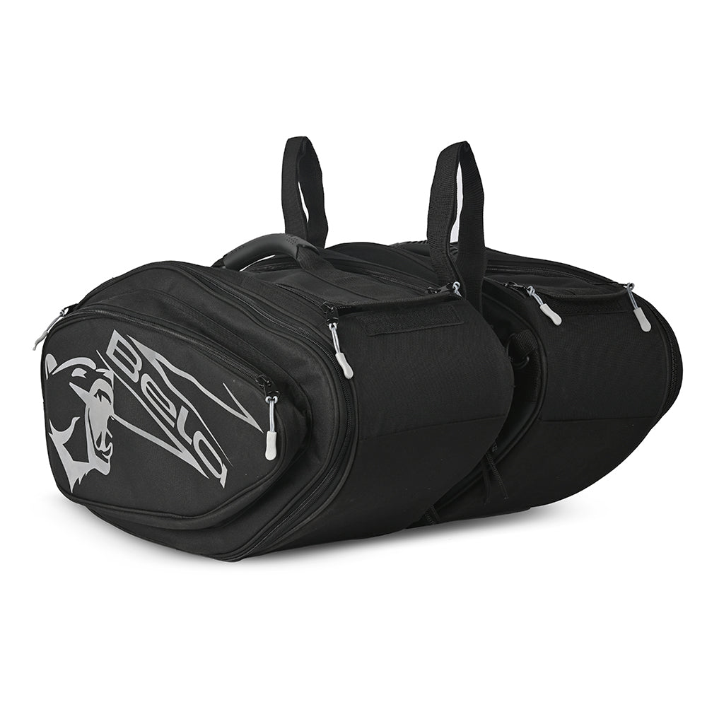 BELA RACER MOCHILA PIEL TEXTIL NEGRO