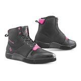 SHUA ODDIN URBANA BOTAS DE MOTO MUJER NEGRO FUCSIA
