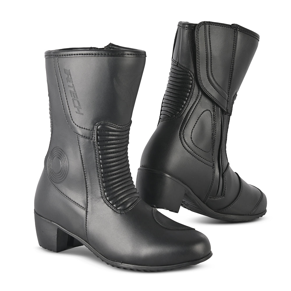 R-TECH VOLCANO BOTAS DE MOTO MUJER NEGRO