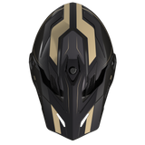 SHOT TREK MAX VISION RALLY CASCO DE MOTO NEGRO ARENA BRILLANTE
