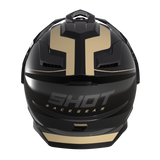 SHOT TREK MAX VISION RALLY CASCO DE MOTO NEGRO ARENA BRILLANTE