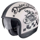 SCORPION BELFAST EVO DRIVE FAST Abierto Casco Crema mate -Negro - CASCO