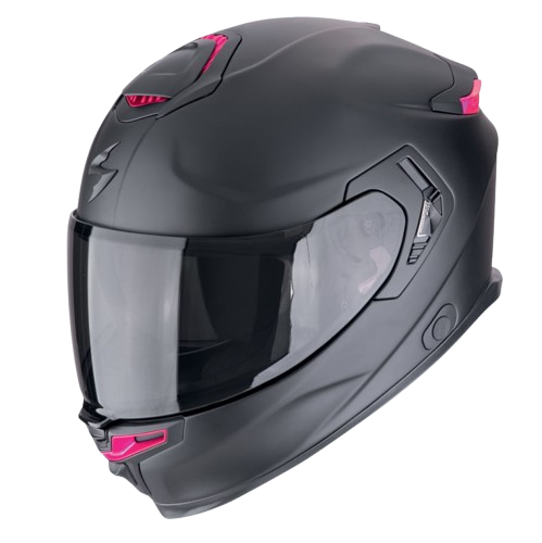 SCORPION CASCOS INTEGRALES EXO-GT SP AIR SOLID NEGRO MATE ROSA