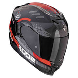 SCORPION EXO 520 EVO AIR TITAN INTEGRAL CASCO Negro metal-Rojo
