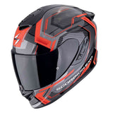 SCORPION EXO-1400 EVO AIR LINART INTEGRAL CASCO Negro Rojo