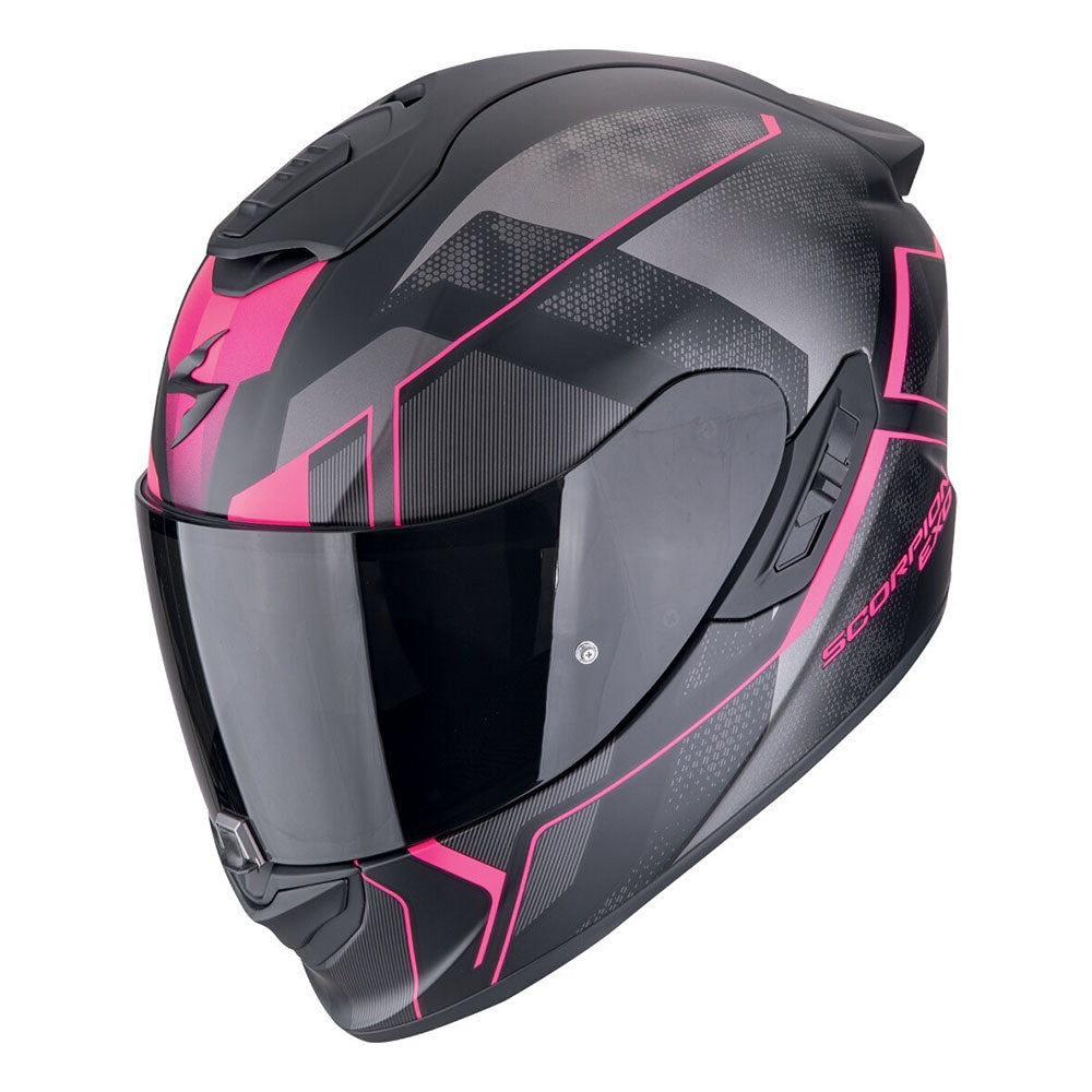 SCORPION EXO-1400 EVO AIR INTENSIO INTEGRAL CASCO Negro mate-Rosa