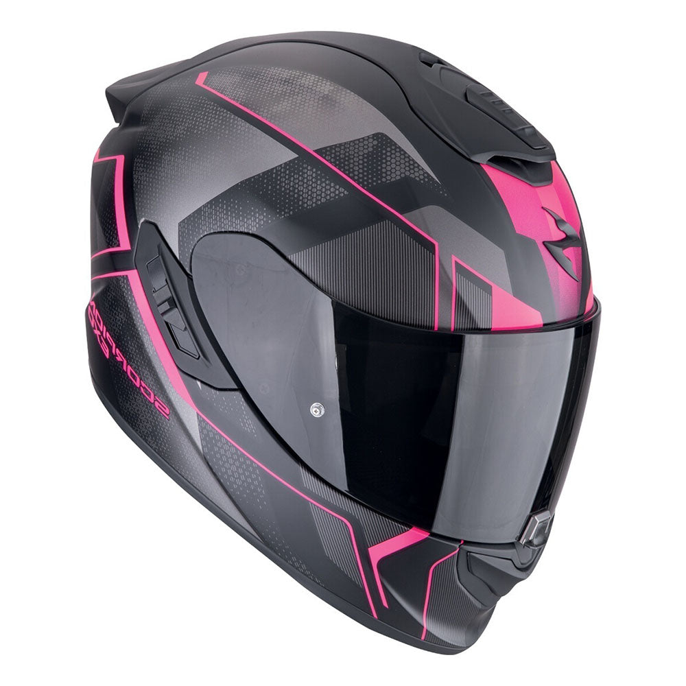 SCORPION EXO-1400 EVO AIR INTENSIO INTEGRAL CASCO Negro mate-Rosa