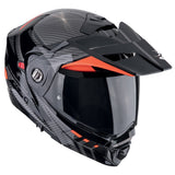 SCORPION ADX-2 LEWIS Aventura Moto Casco Negro Rojo - CASCO