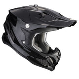 SCORPION VX 22 AIR SOLID Motocross Casco Negro - CASCO