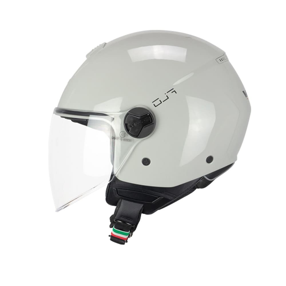 CGM 167A FLO MONO Cara Abierta Jet Casco Gris Largo