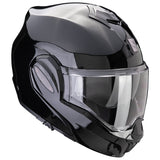 SCORPION Exo-Tech Evo Pro Solid Casco Modular Negro Metálico - CASCO