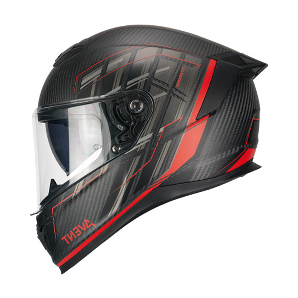 CGM 361 AVENT PRO SPORT Moto Integral Casco Rojo Carbón Mate