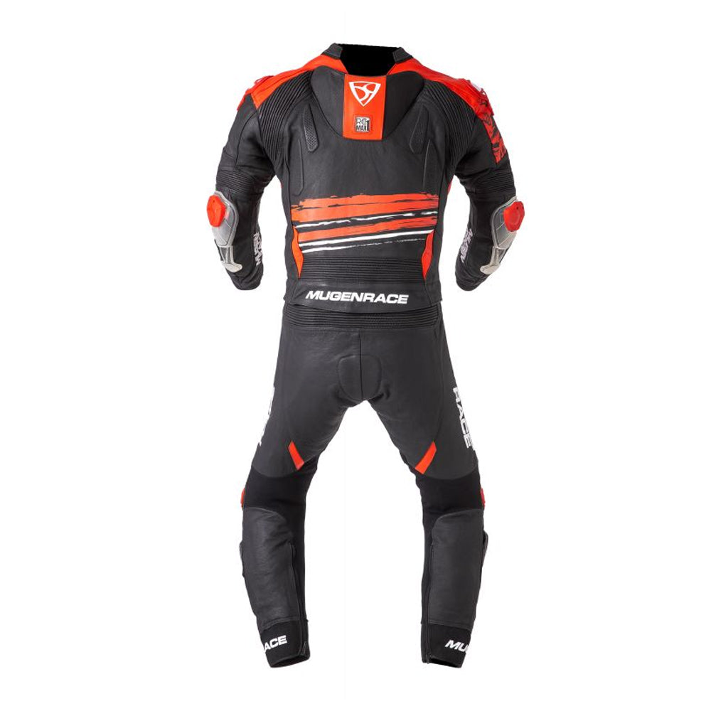 MUGENRACE MNR-2008 Rc-Max Due Traje Cuero Blanco Negro Rojo - Mono