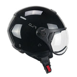 CGM 167A FLO MONO Scooter Cara Abierta Jet Casco Negro Forma