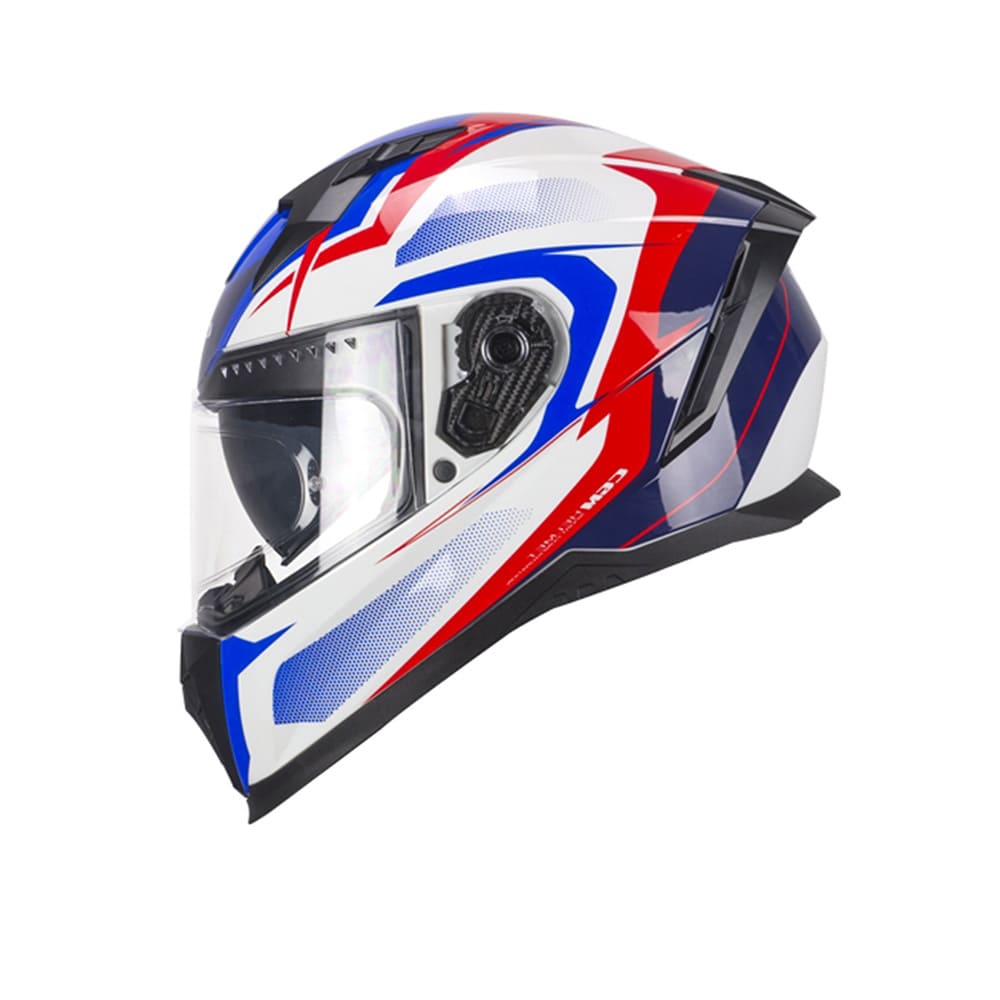 CGM 311G BLAST SPORT Moto Integrales Casco Blanco Azul