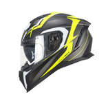 CGM 311G BLAST SPORT Integrales Casco Negro Amarillo Fluo Mate