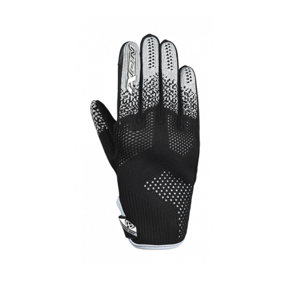 IXON IXFLOW KNIT Hombres Roadster Guantes plata negra - GUANTES