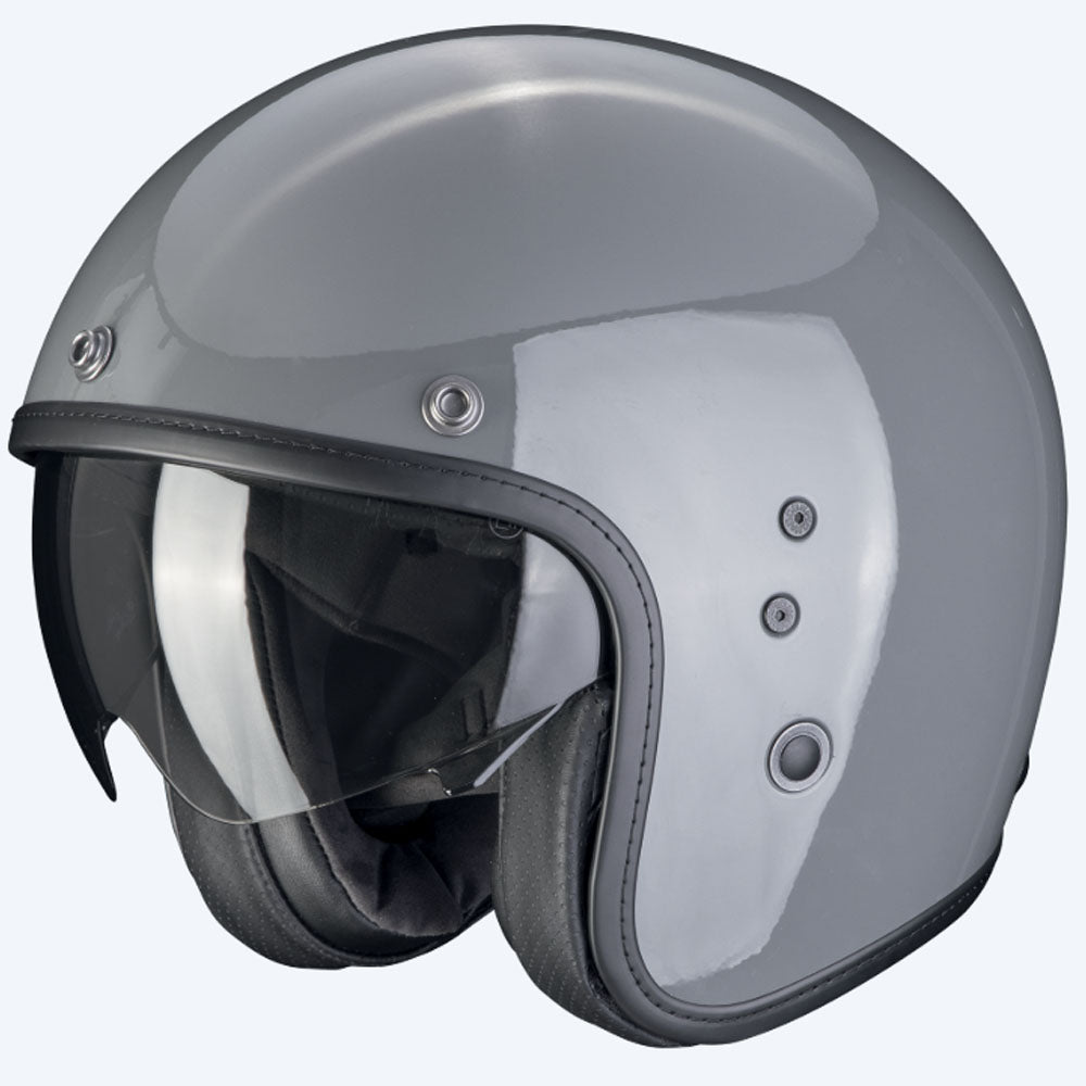 SCORPION BELFAST EVO SOLID Abierto Casco Gris cemento - CASCO