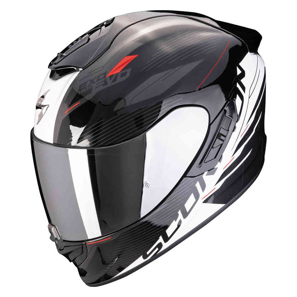 SCORPION EXO 1400 EVO 2 AIR LUMA INTEGRAL CASCO Negro-Blanco