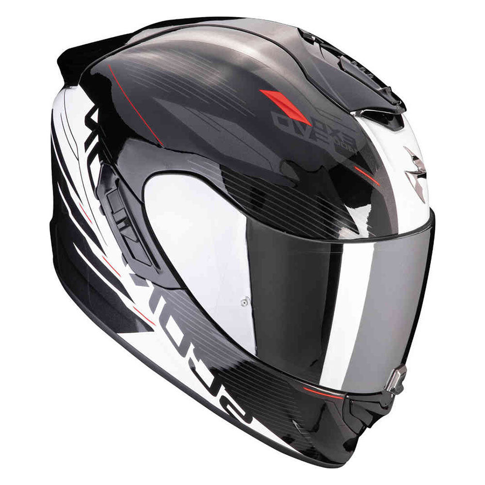 SCORPION EXO 1400 EVO 2 AIR LUMA INTEGRAL CASCO Negro-Blanco