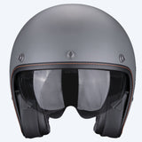 SCORPION BELFAST EVO SOLID Abierto Casco Gris cemento - CASCO