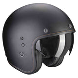 SCORPION BELFAST EVO SOLID Abierto Casco Negro mate - CASCO
