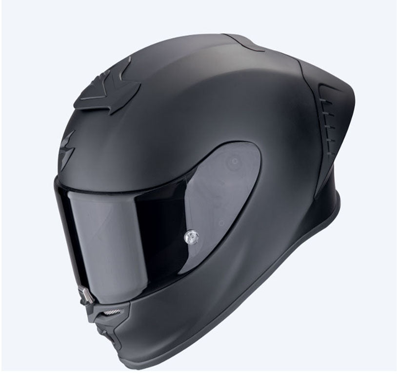 SCORPION EXO-R1 EVO AIR SOLID Integral Casco Negro Mate