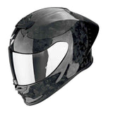 SCORPION EXO R1 EVO CARBON AIR SOLID INTEGRAL CASCO Negro